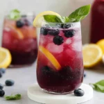 BLUEBERRY BASIL LEMONADE