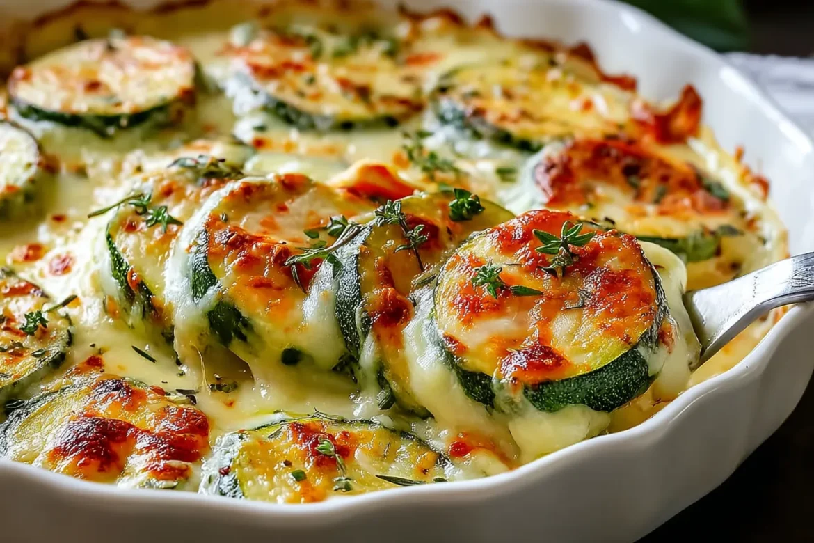 Baked Zucchini and Cheese