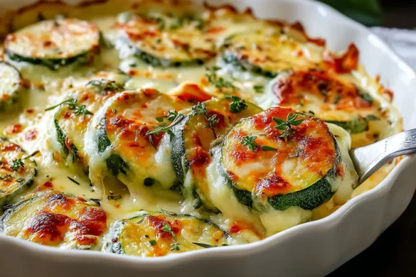 Baked Zucchini and Cheese