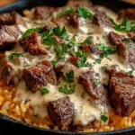 Cheesy Steak and Rice