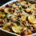 Easy Ground Beef Zucchini Casserole