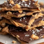 Peanut Butter Chocolate Greek Yogurt Bark